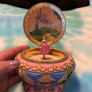 Rare Sleeping Beauty musical jewelry box